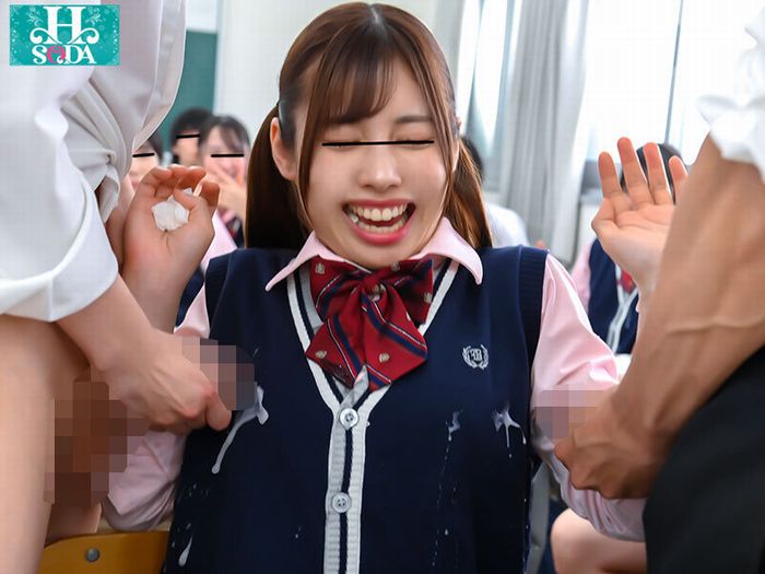 JK制服がザーメンで白濁する進学校！授業中も昼休みもぶっかけ放題